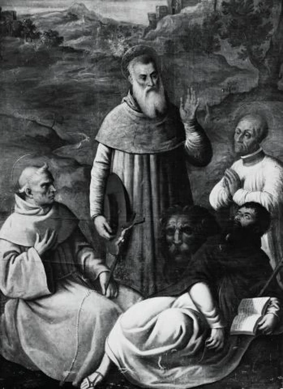 Il Moretto-224-San Girolamo con san Lorenzo Giustiniani e santi-gallarate